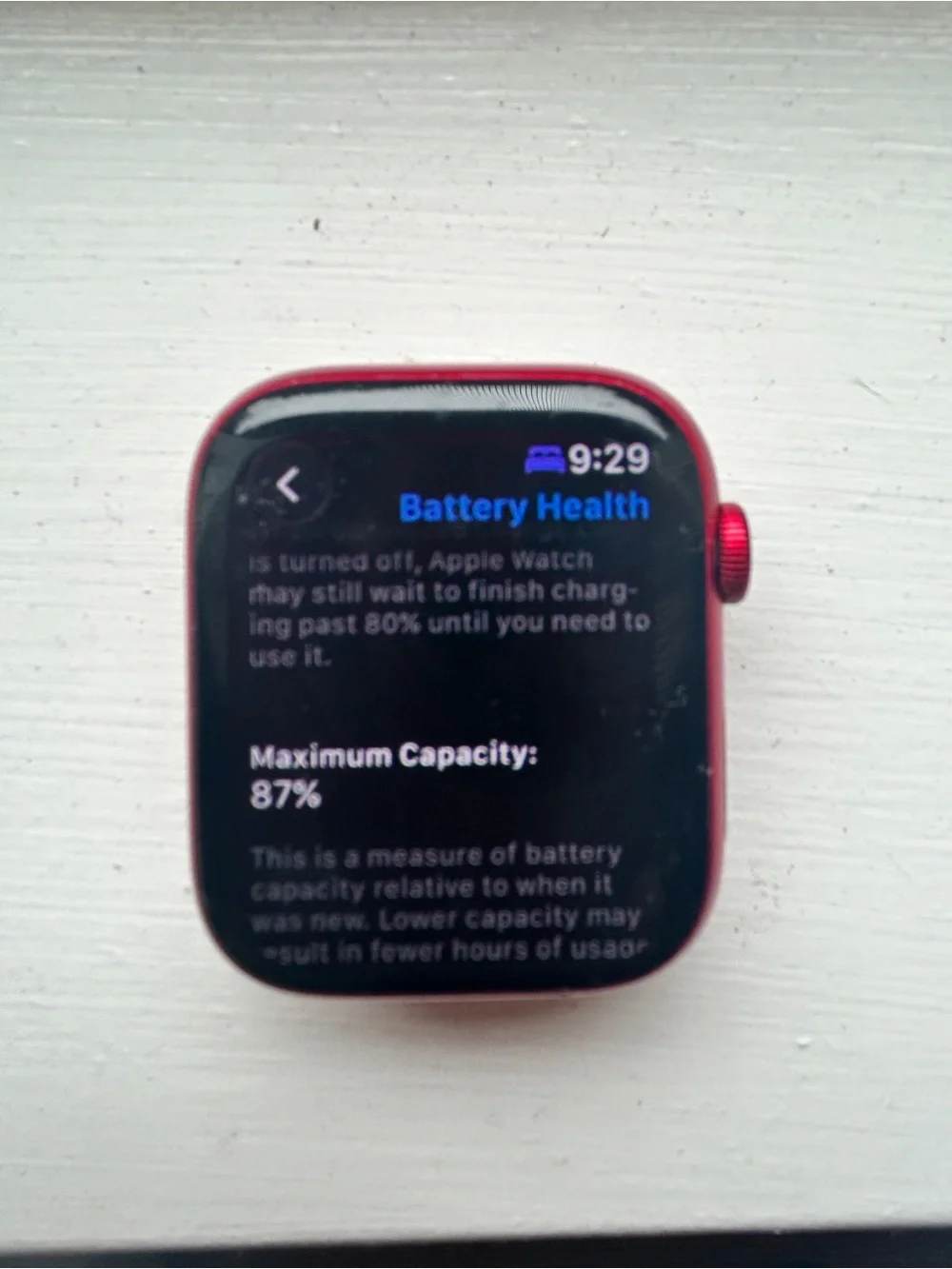 Apple Watch 9 Red Series Sport Band